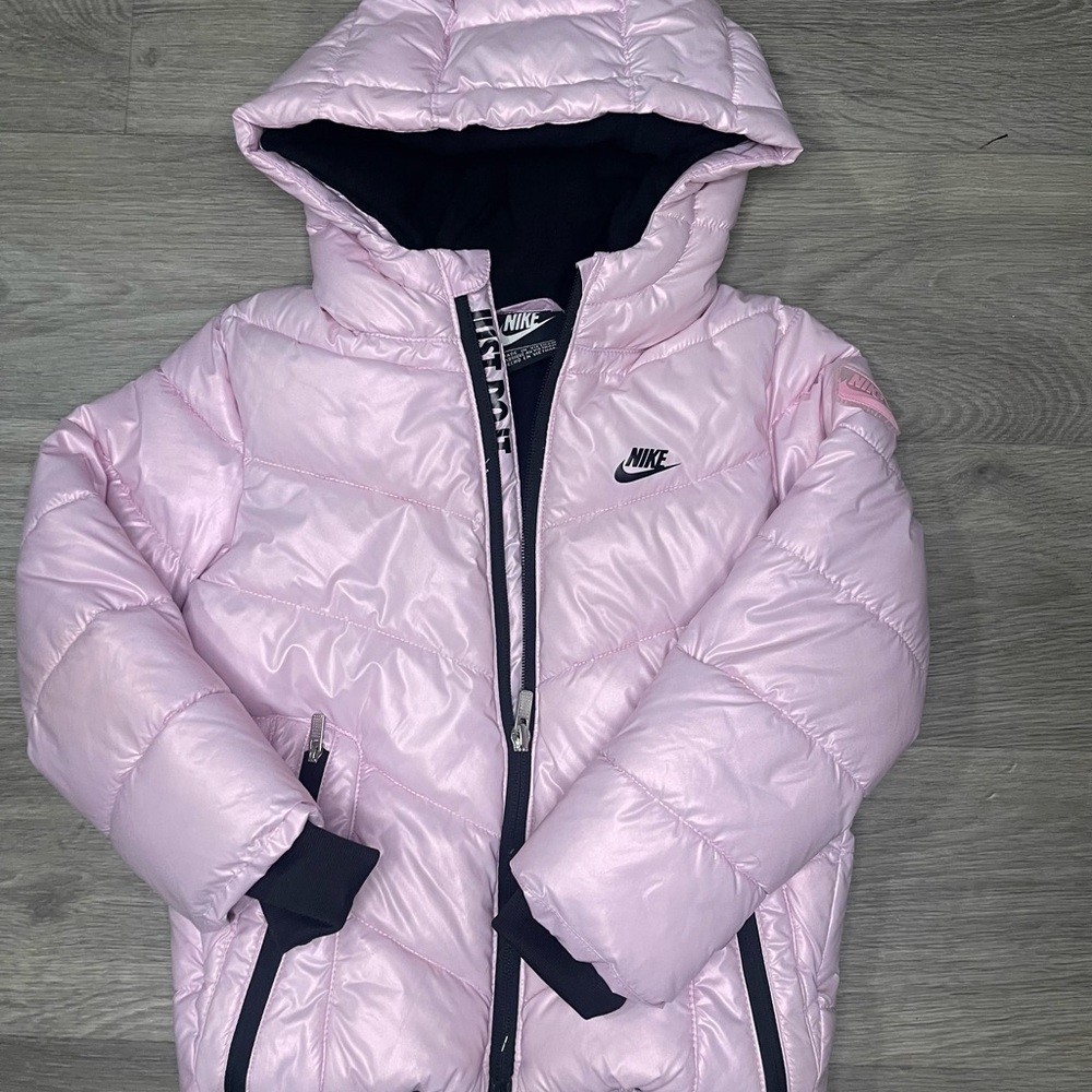 4t Nike Light Pink Hooded Jacket